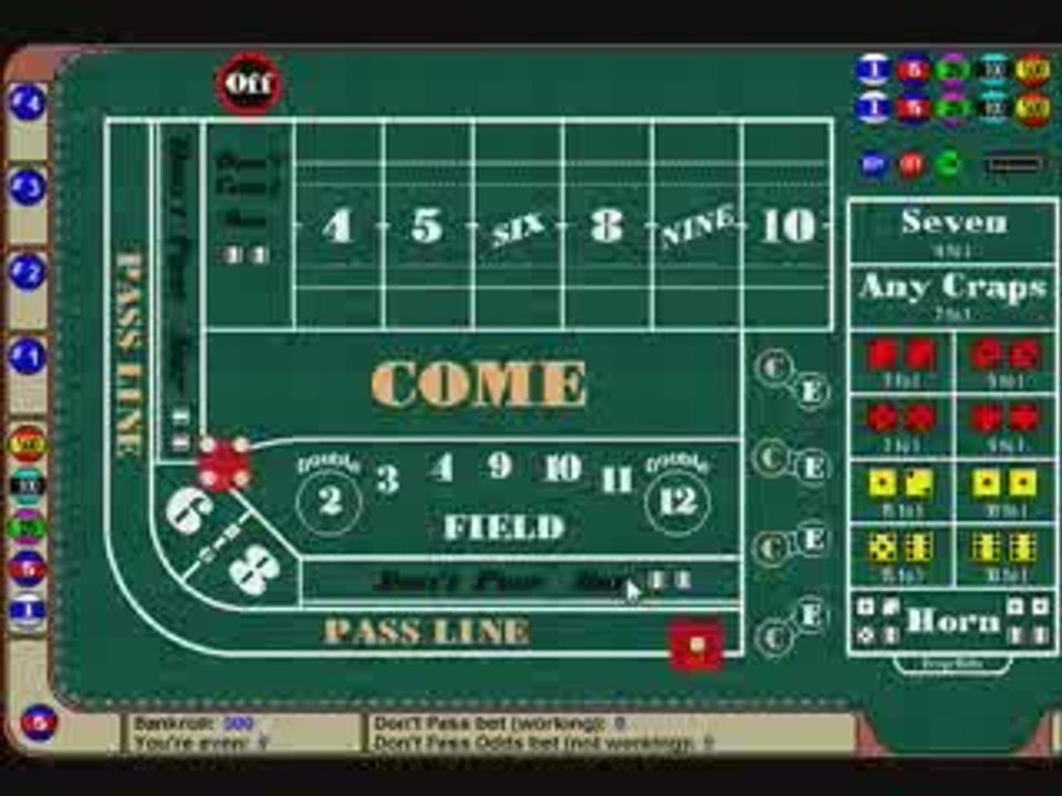 Unbeatable Craps System Iron Cross Variation