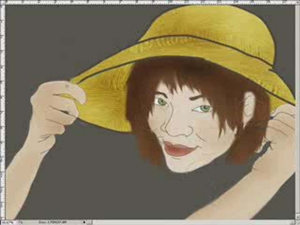 How to draw a girl - Rihanna trick!