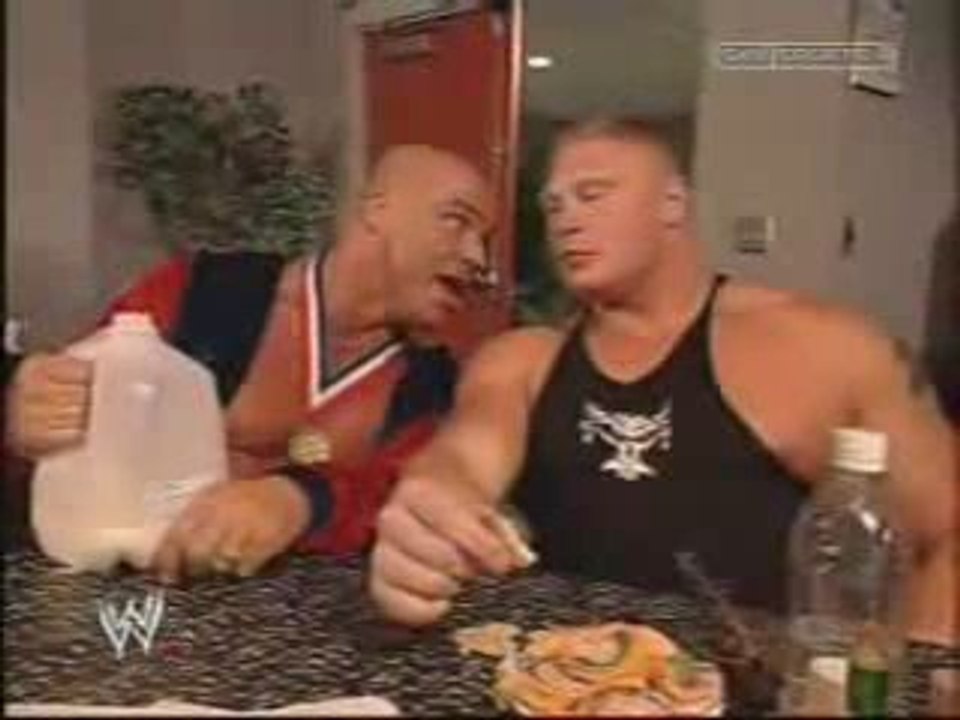 Brock Lesnar and Kurt Angle Funny Promo