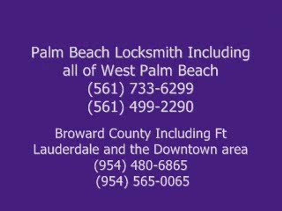 T-1- PARKLAND LOCKSMITH-(954) 755-2844-PARKLAND FL LOCKSMITH