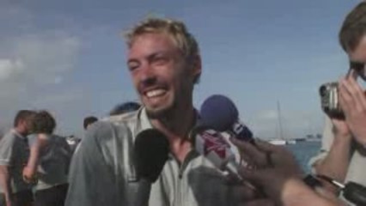 Thomas Ruyant vainqueur de la Transat 6,50 à Bahia