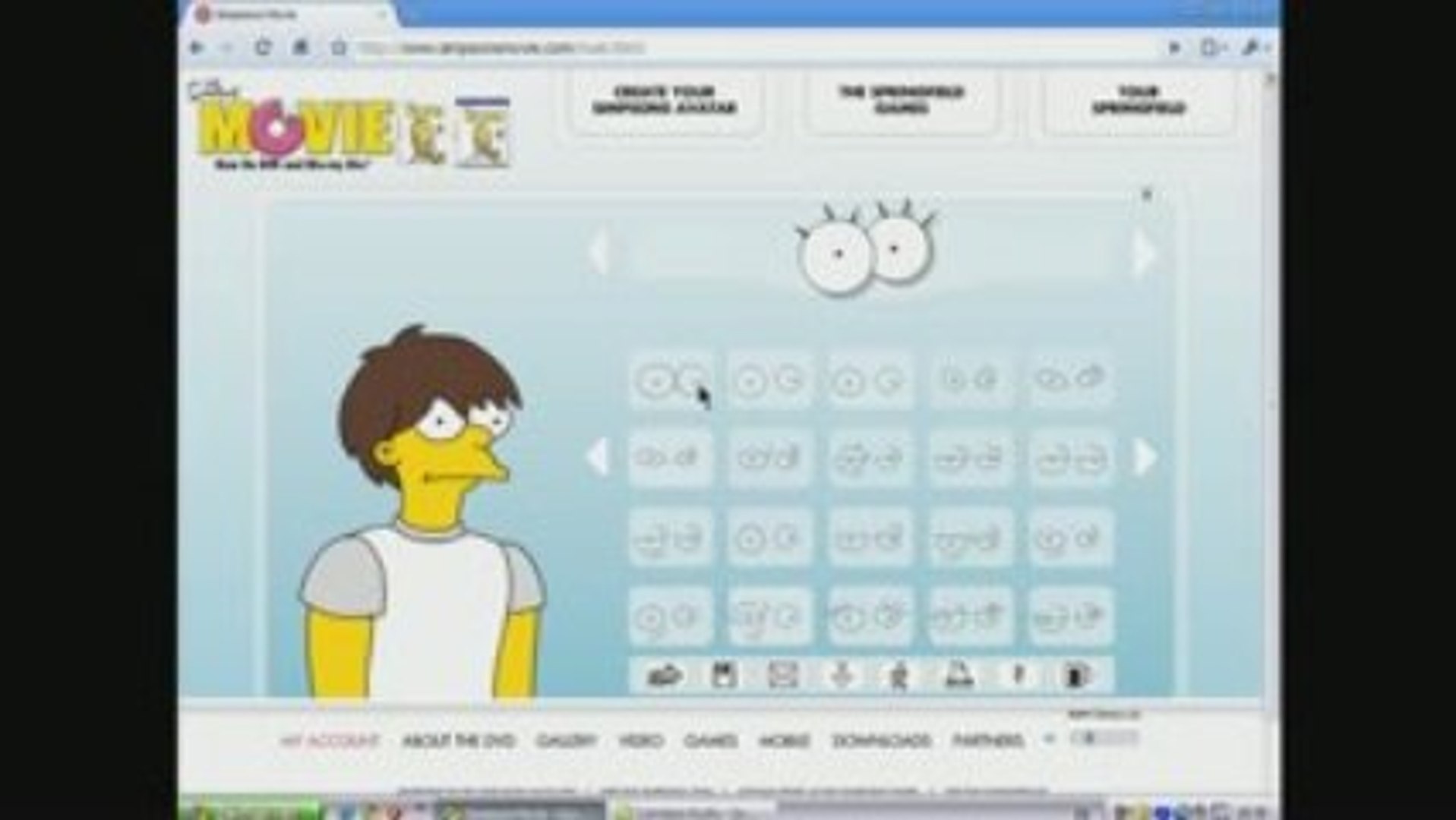 comment creer son avatar Simpson - Vidéo Dailymotion