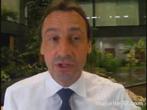 Yves Menel, nouveau vice-président du CG 92