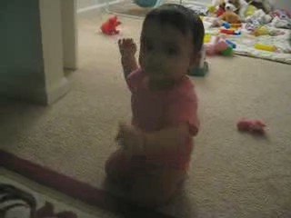 Shreya dancing on Beyonce's "All the single ladies...
