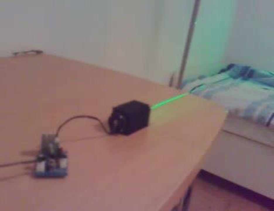 50mW Green Laser module burning
