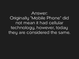 Are Mobile Phones the Same as Cell Phones?