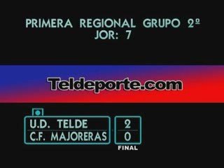 U.D.Telde 2 -  Majoreras 0 I Categoria Grupo 2º Jor 7ª