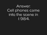 What Year Did the First Cell Phones Come Out?