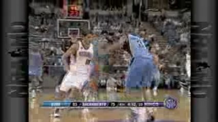 Kings rookie Omri Casspi gets ahead on the break and gets th