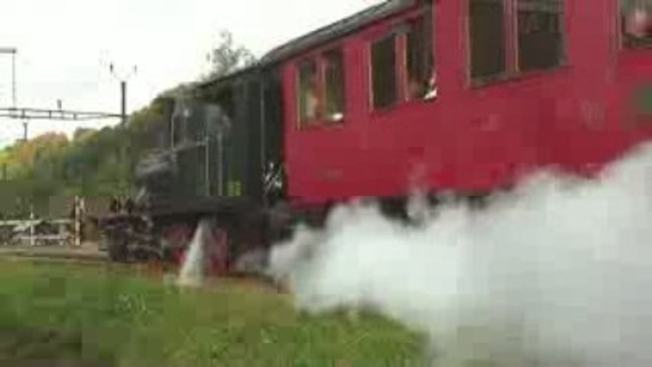 Train à vapeur à Bauma