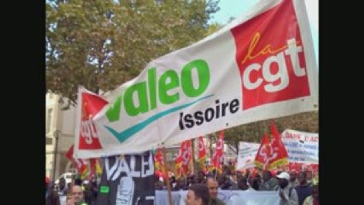 Manif CGT Valeo 22 octobre 2009