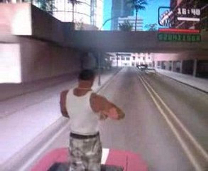 carnage sur la route ! avec mitrallette et bazooka !