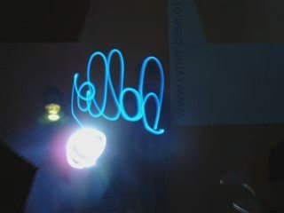 Light painting à la cyber-base de Lembeye, par Théo