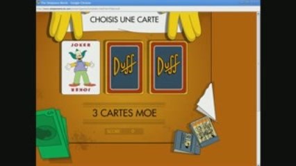 Jeu d'animation des simpson sur simpsonsmovie.com