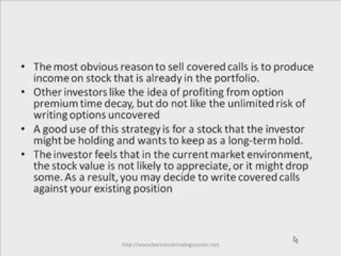 Learn Stock Trading - Covered Call Options