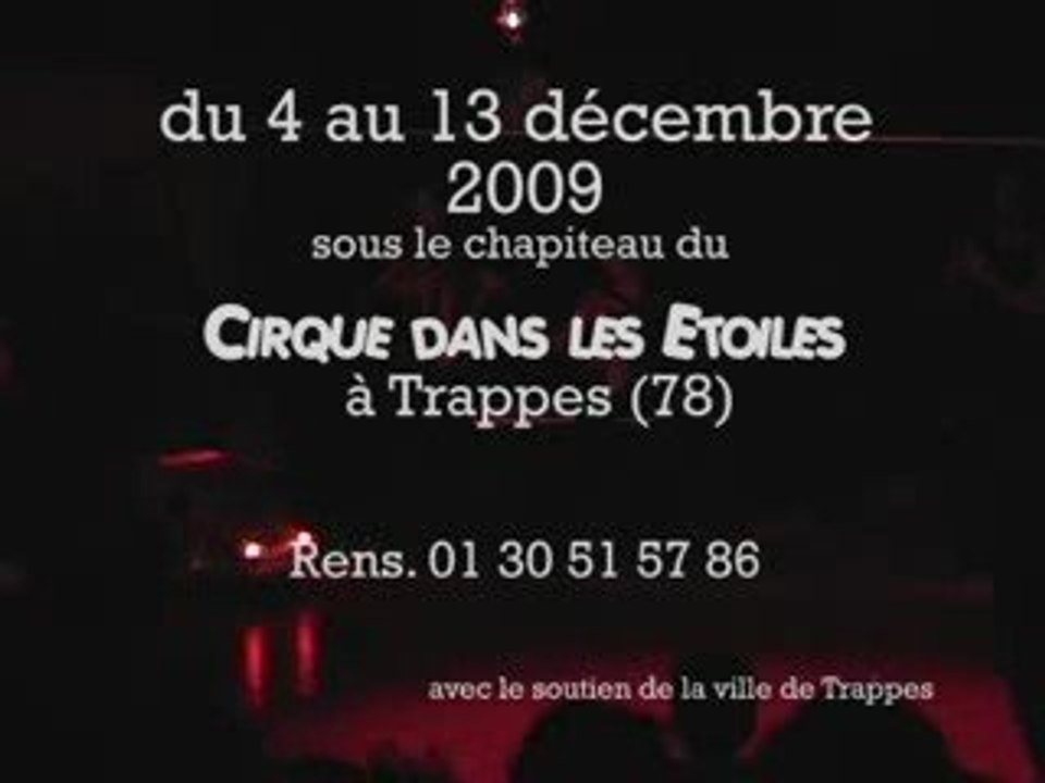 Tram des Balkans à l'inauguration du Cirque dans les Etoiles