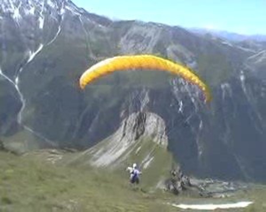 parapente rando deco l'aiguille  Grive