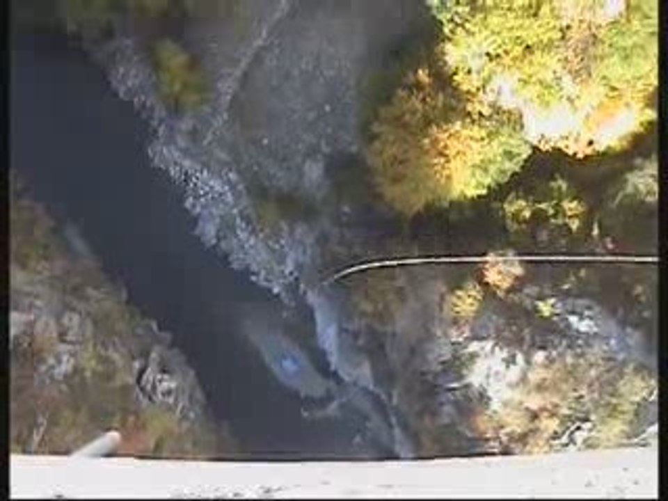 Mon saut en élastique : du Pont de Ponsonnas avec VERTIGE !!