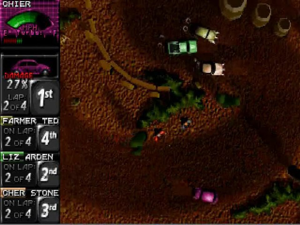 Vidéotest Oldie Death Rally avec Yosko