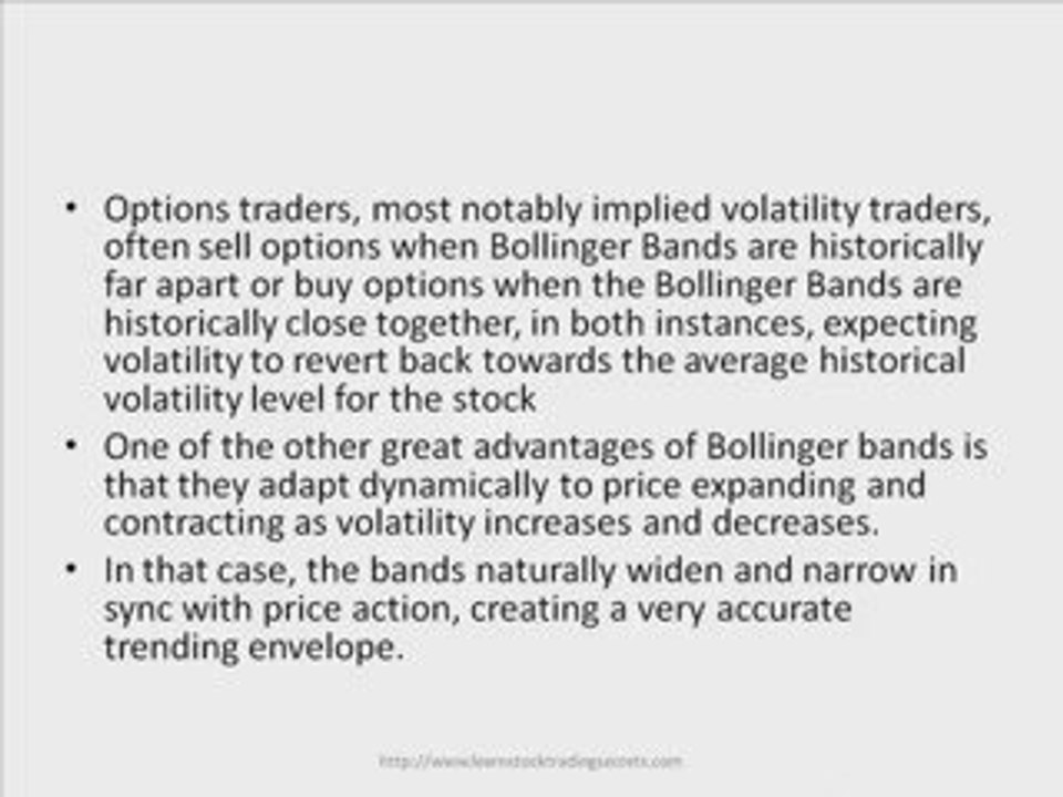 Learn Stock Trading - Bollinger Bands