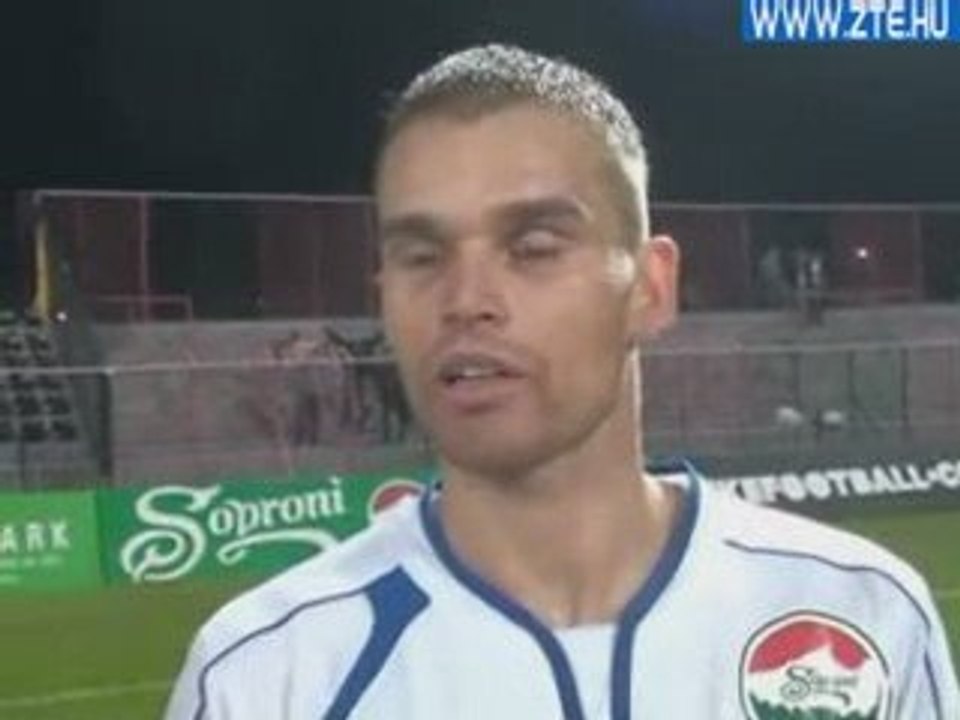 2009.10.23 Magasföldi József riport a Honvéd-ZTE meccs után