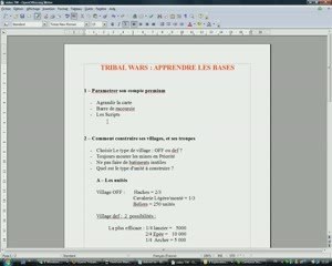 Tribal wars règlage compte