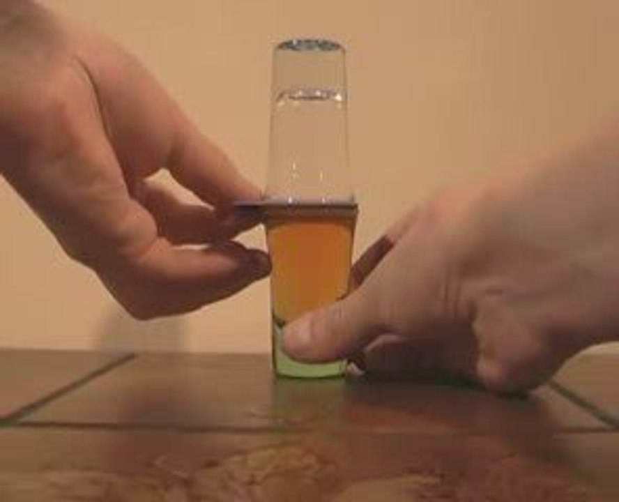 Whiskey vs. Water experiment