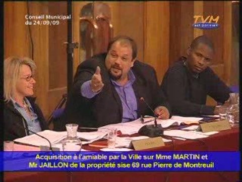 CONSEIL MUNICIPAL MONTREUIL (24/09/2009) - 30 à 39