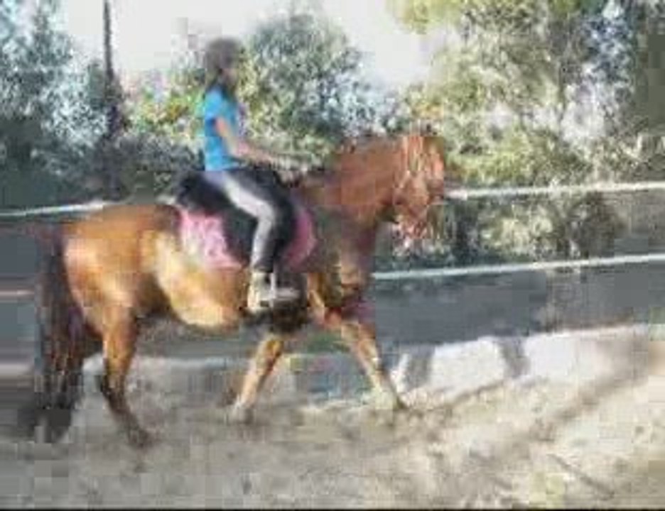 Laura ma filleule sur Fuego mon Cheval ;)