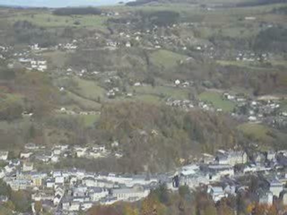 La Bourboule: Panorama depuis Charlannes