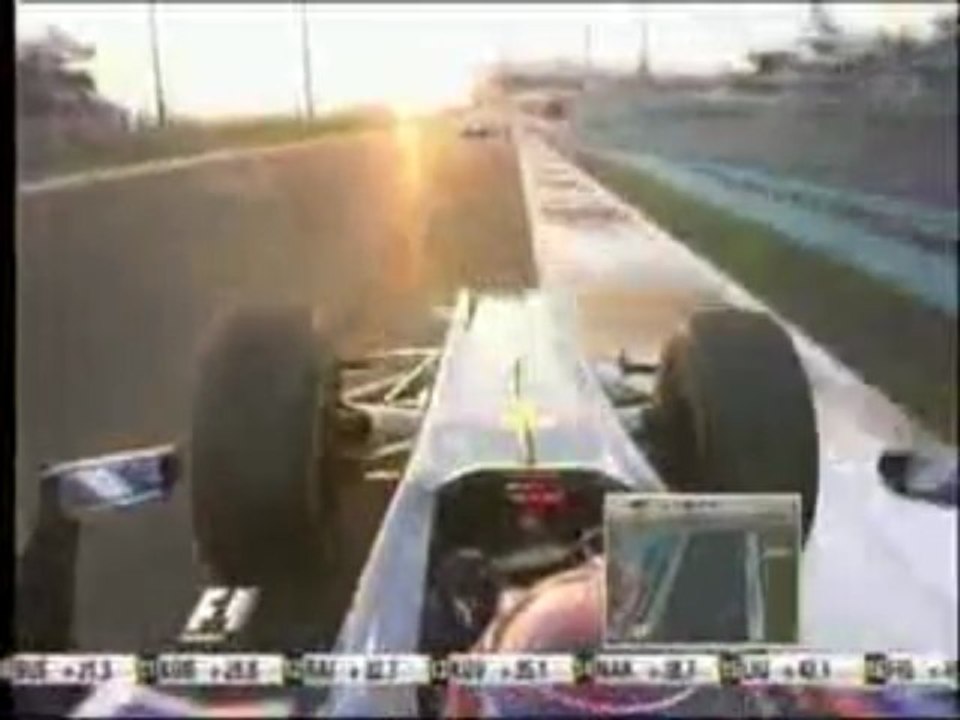 F1 saison 2009 Vettel onboard Abu Dhabi
