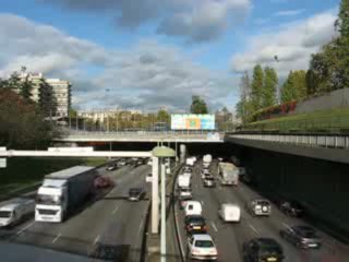 Paris : périphérique porte Maillot