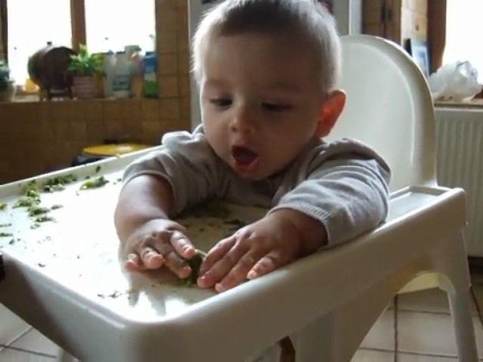 lucien goute des brocolis