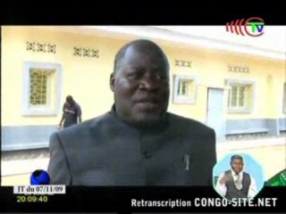 Réception des bâtiments de la mission diplomatique en RDC