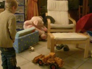 nathan ouvre son tracto pelle