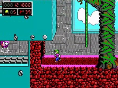 4) Commander Keen 6 Walkthrough - Punaises jaunes vs Keen