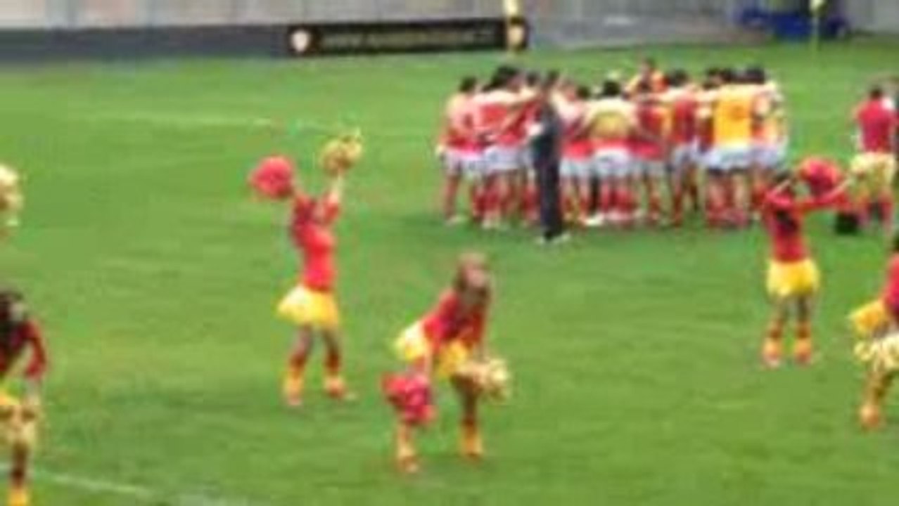 les flammes du roussillon usap vs stade toulousain 2009