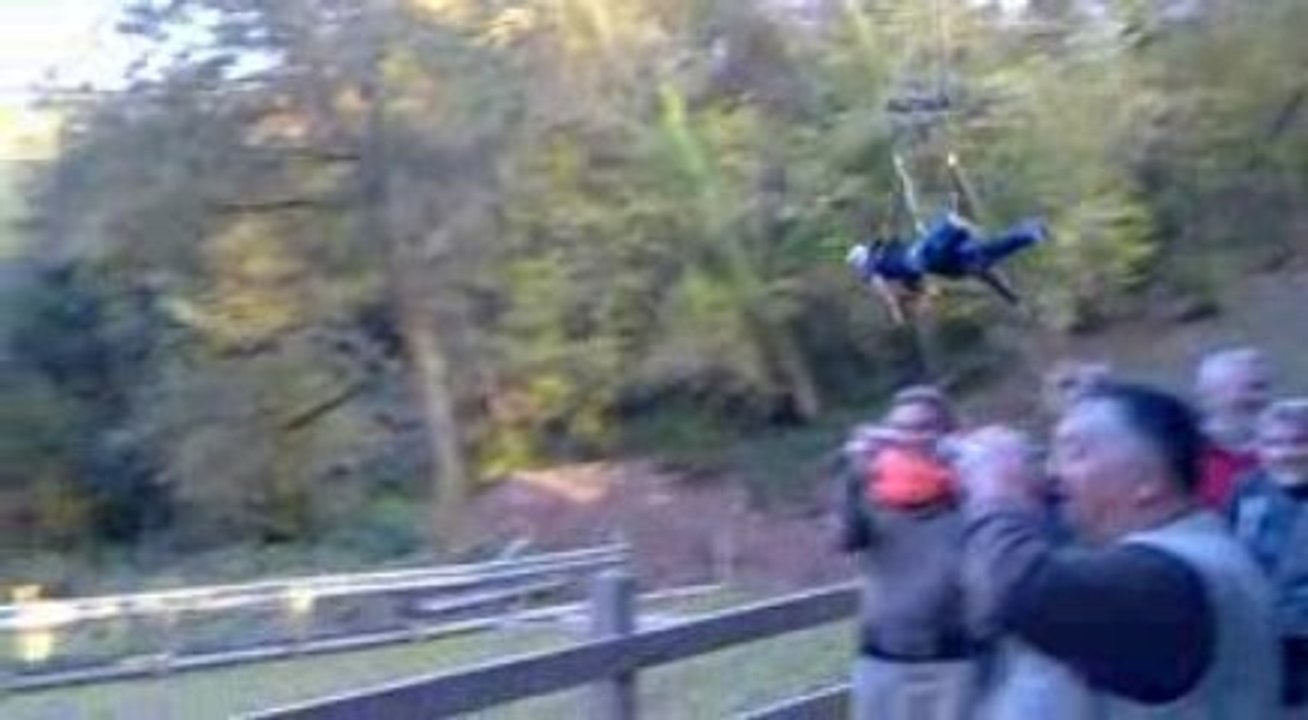 Swing au viaduc de la souleuvre, Thomas et moi même.