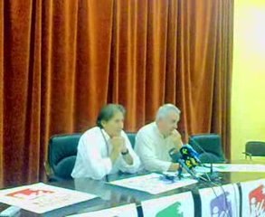 Cayo Lara en la XI Asamblea de IU Extremadura