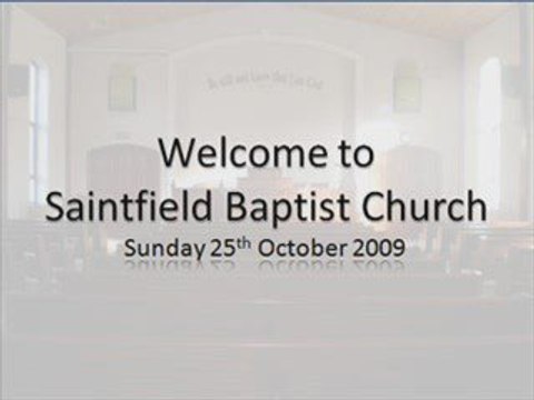 251009 - Gospel Service Part 1