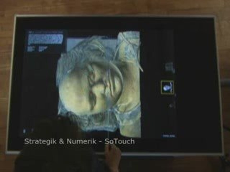 Exemple TouchWall application_Virtual3D : Sympo, Stand,...