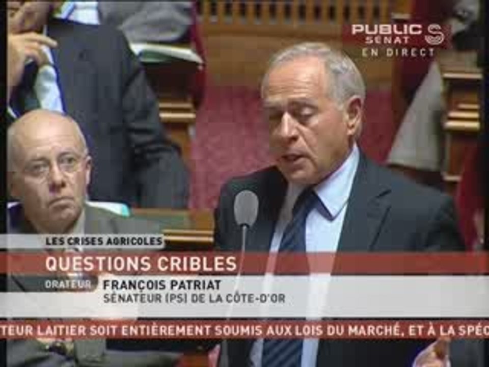 Crise de l'agriculture 1/2