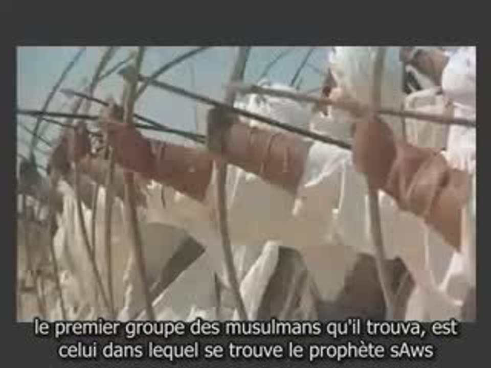 Sahabi   Talha et les compagnons défendant le prophète