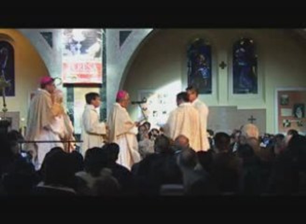 inauguration mosaïque philippine à la basilique ste thérèse