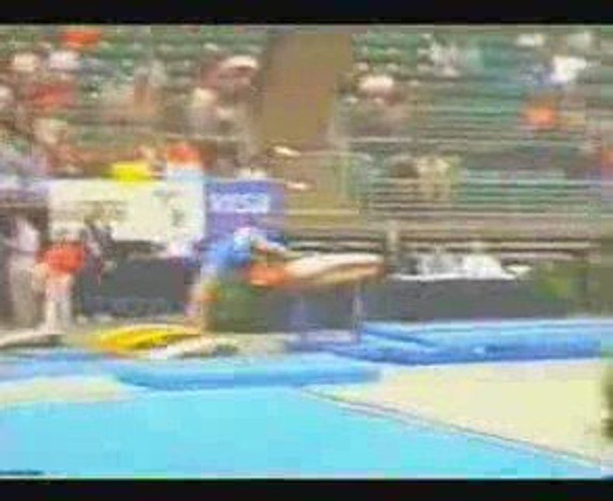 Gymnastics - 2004 PAC - Sam Simpson Vault
