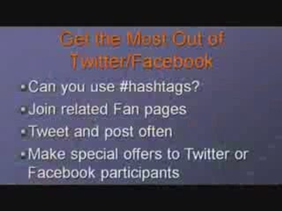 Cross Promote Using Social Media