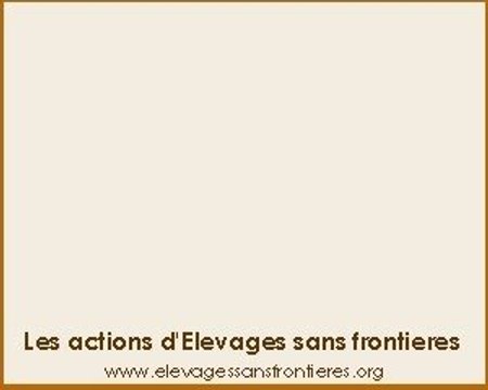 Elevages sans frontières à la Radio