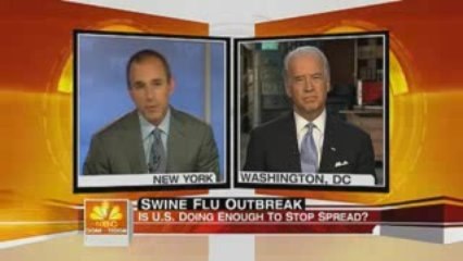 Biden Told Family To Avoid Planes, Subway Over Swine Flu