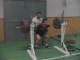 Romain P powerlifting squat 15 @ 170kg 76kg