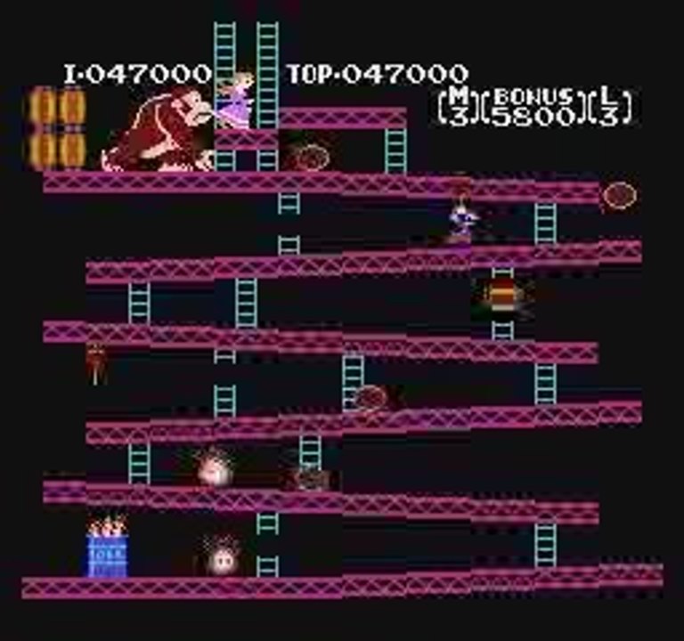 High score Donkey Kong essai 2 part 1